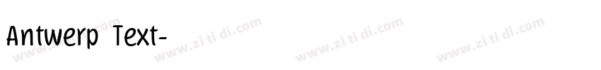 Antwerp Text字体转换